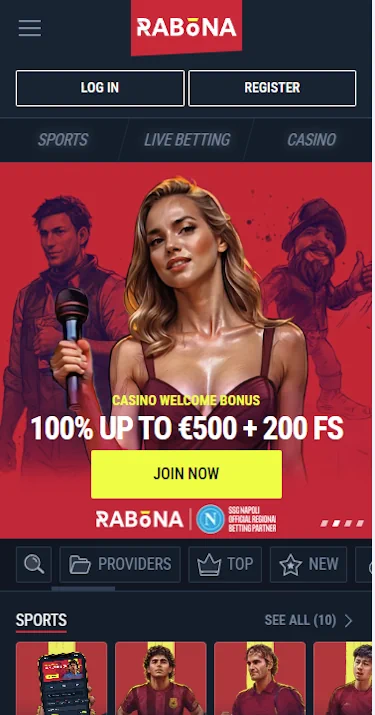 Rabona Casino Online
